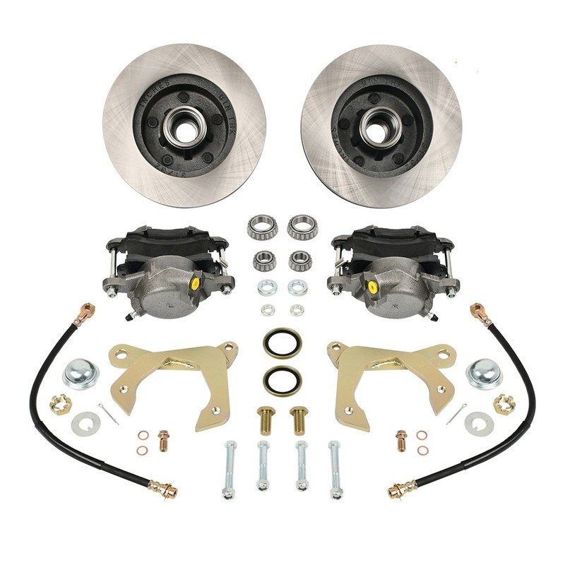 for 1955-1957 GMC Chevy Car Natural Front Disc Brake Kit