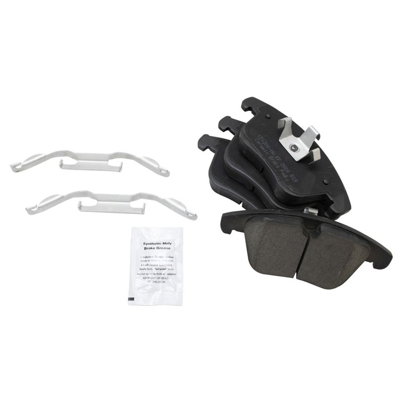 TRQ Front Ceramic Brake Pads & Rotors Kit Fits Evoque Volvo S60 S80 V60 V70 XC70 gallery