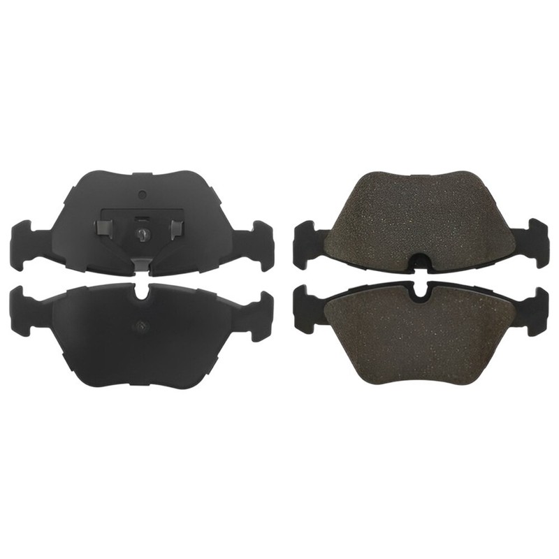 Front Drilled-Slotted Disc Brake Rotors & Ceramic Brake Pads For BMW 525I 95-89 gallery