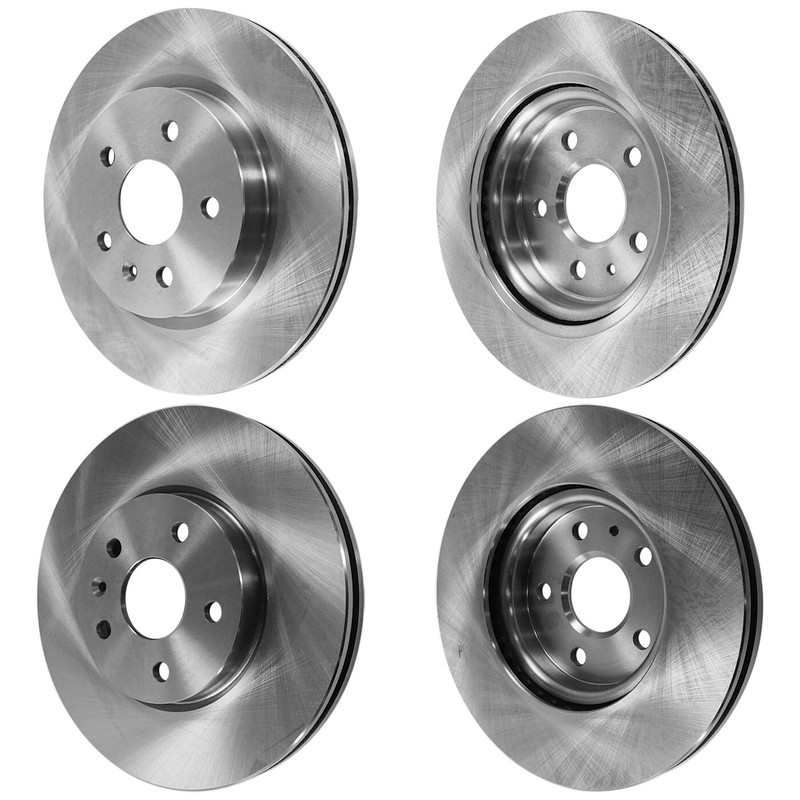Front & Rear Brake Disc Rotors for Chevy Chevrolet Impala Buick Regal LaCrosse