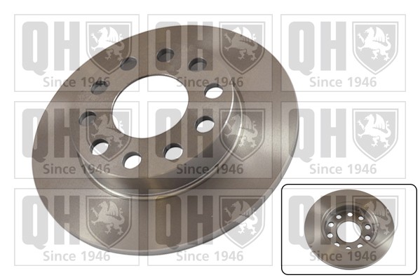 2x Brake Discs Pair Solid fits AUDI A4 B6, B7 1.6 Rear 00 to 08 ALZ 245mm Set QH gallery