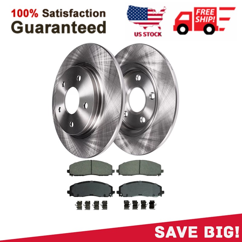 330mm Front Rotors & Ceramic Pads for 2012-2019 Grand Caravan Town & Country