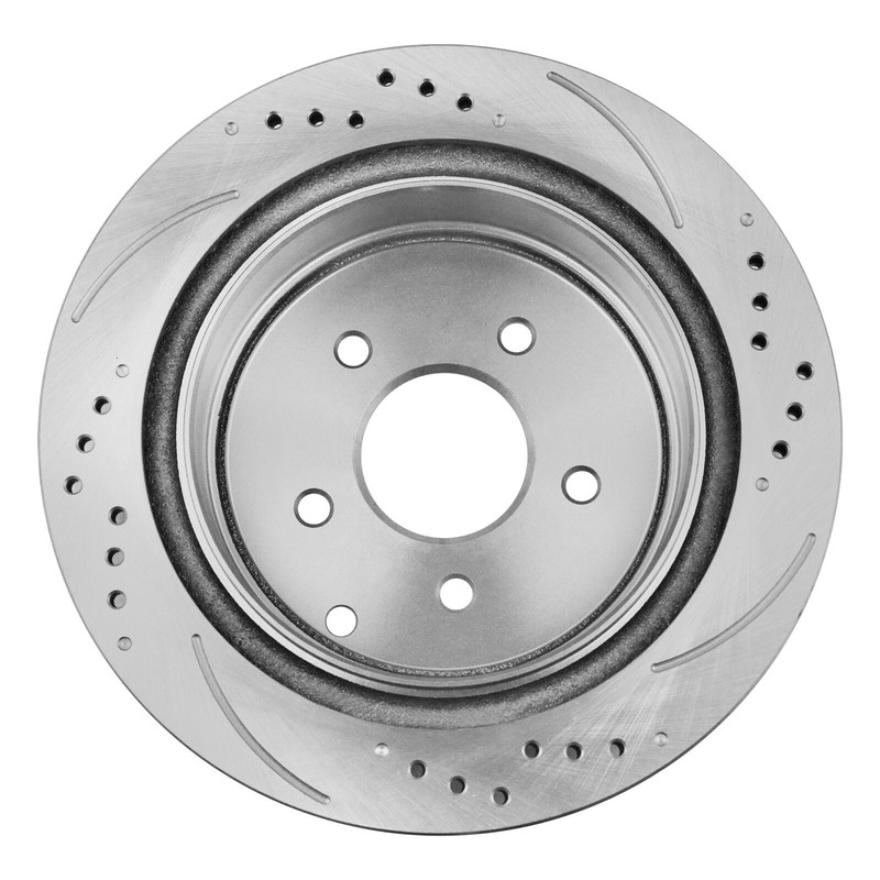 Rear Drilled Rotors + Brake Pads for Infiniti M35H M56 FX35 FX45 Nissan Murano gallery