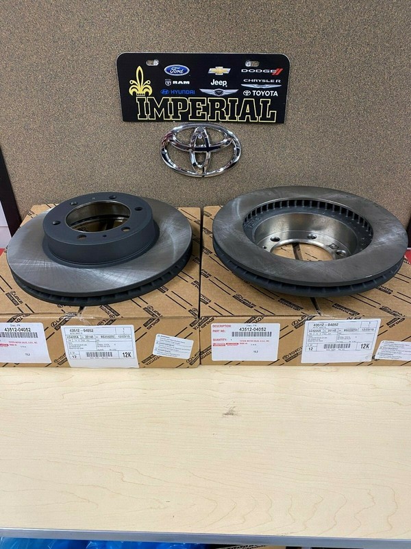 TOYOTA GENUINE OEM NEW 2005-2023 TACOMA 4WD OEM FRONT DISC BRAKE ROTORS qty 2
