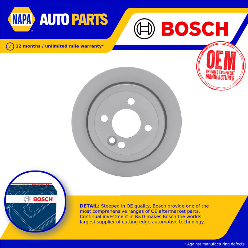 2x Brake Discs Pair Solid fits MINI ROADSTER COOPER R59 Rear 1.6 2.0D 11 to 15
