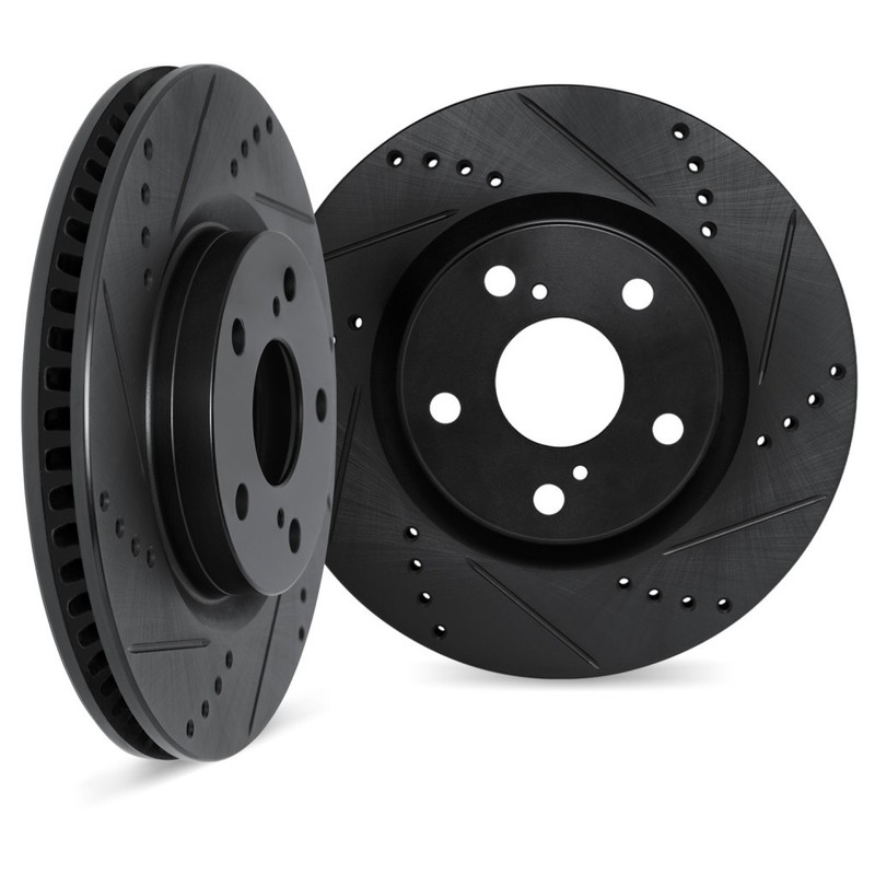 For Infiniti JX35 2013 Rotor Set | Black | Drilled And Slotted gallery