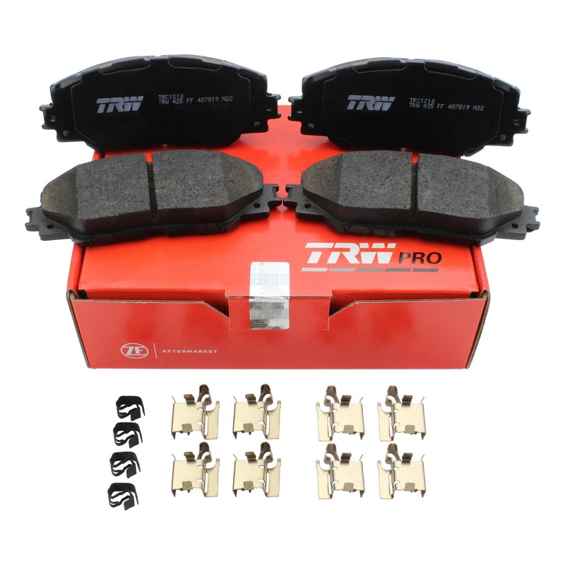 DuraGo Front Rotors TRW Pro Ceramic Disc Brake Pads Kit For Corolla Matrix xD gallery
