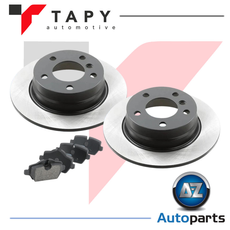 For BMW – 116d 116i 118d 118i E81 E87 Rear 280mm Solid Brake Discs and Pads Tapy