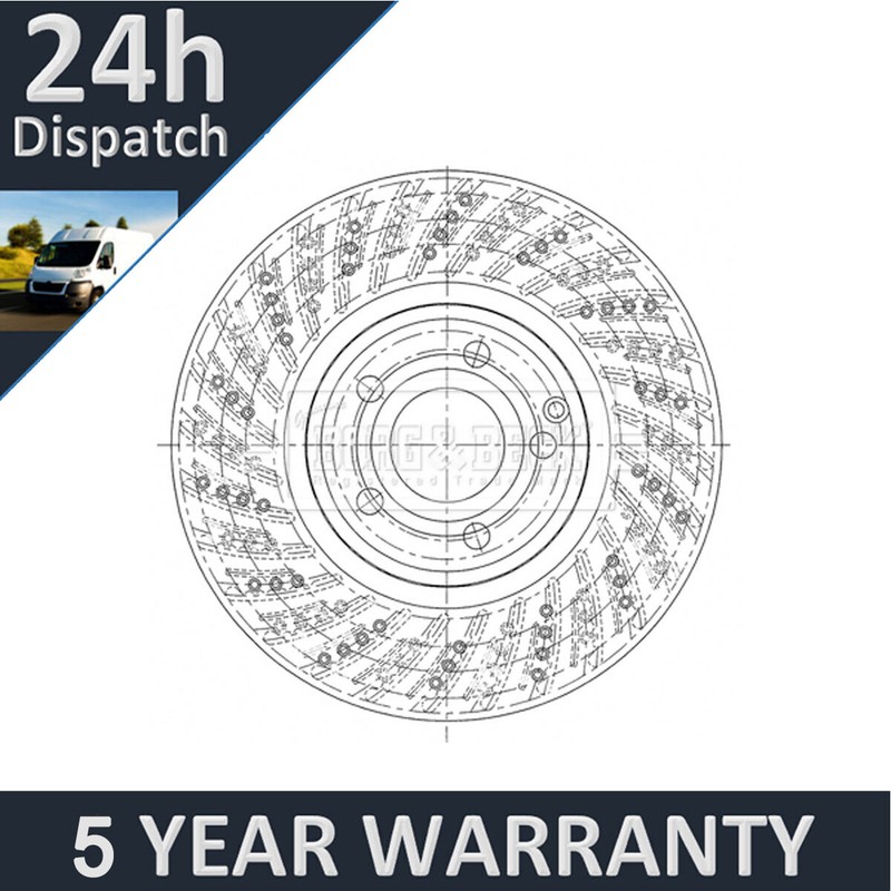 Fits Mercedes CLS 2011-2017 2.1 CDi D 3.0 3.5 Purevue Front 1x Brake Disc