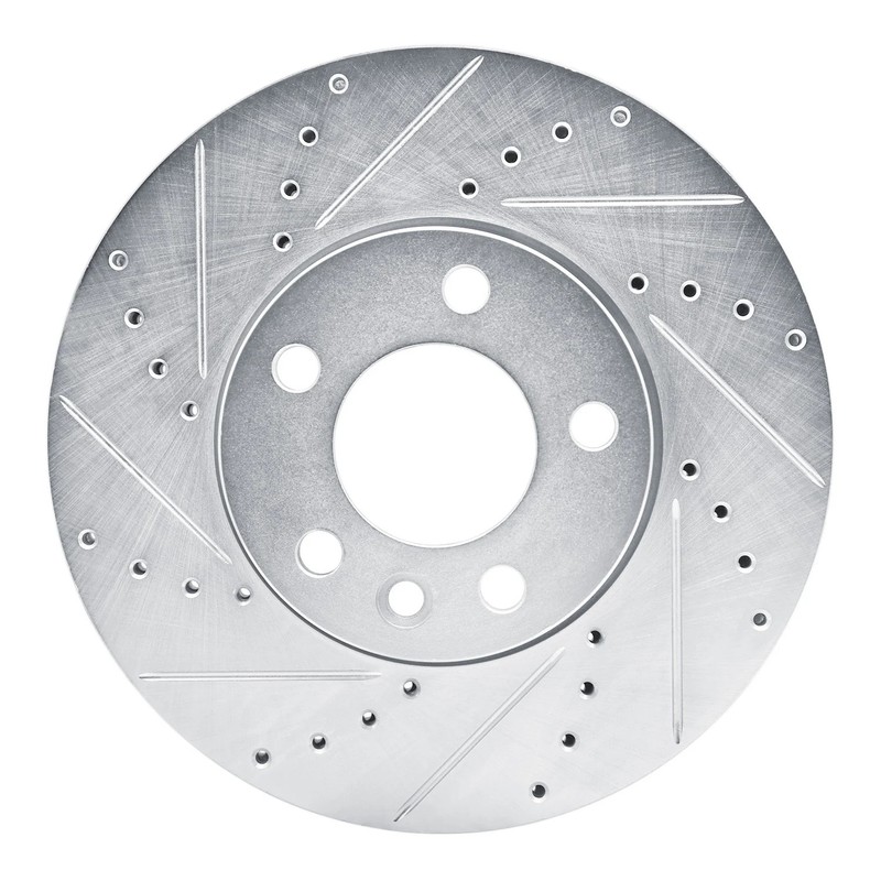 For Volkswagen Transporter 10-15 Brake Rotor eLINE Drilled & Slotted 1-Piece