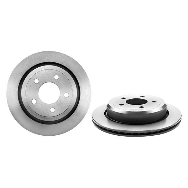 For Ford Crown Victoria 03-11 UV Coated Series Plain Vented Rear Brake Rotor