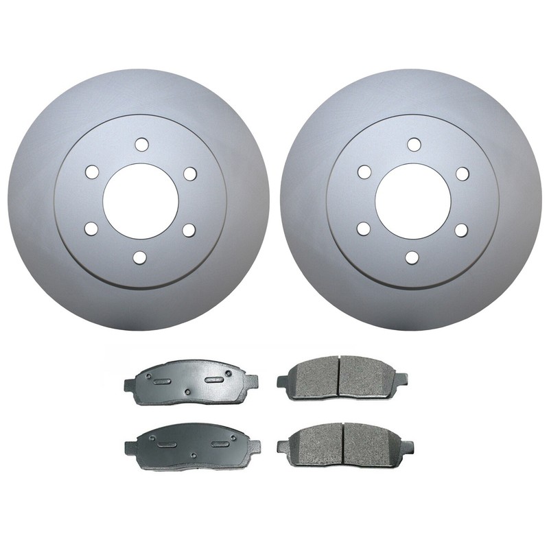 Front Brake Kit 330mm Rotors Akebono Ceramic Pads For Ford Lincoln Base Payload gallery