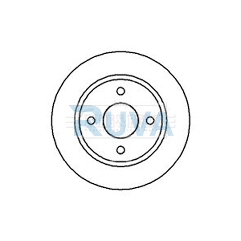 Fits Nissan Micra 1993-2003 1.0 1.3 1.4 1.5 D Ruva Front Brake Disc 402065F003
