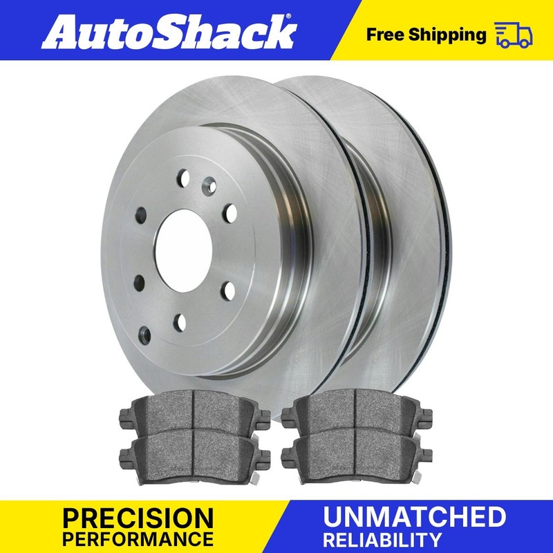 Rear Brake Rotors & Pads for GMC Acadia Buick Enclave 2009-2017 Chevy Traverse