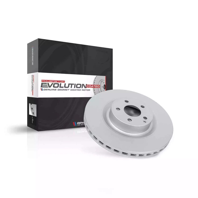 Power Stop JBR1158EVC Rear Disc Brake Rotor Genuine Geomet Coated Free Ship gallery