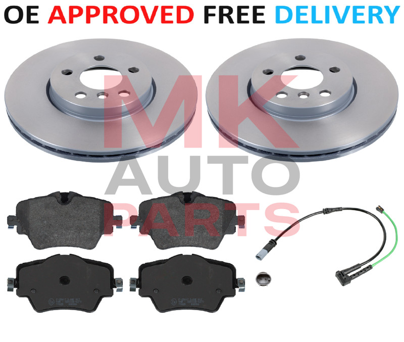 FOR BMW X1 F48 1.5 2.0 18D FRONT BRAKE DISCS & PADS + SENSOR 307MM 2015 TO 2020