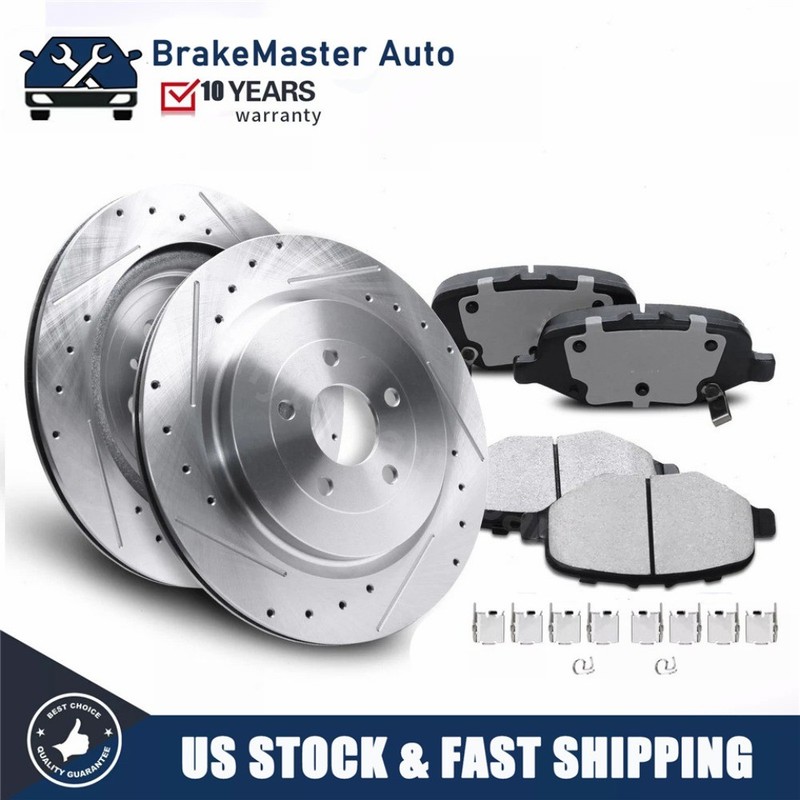 Rear Disc Brake Rotors Ceramic Pad For 2005 2006 2007 2008 2009 2010 Scion TC