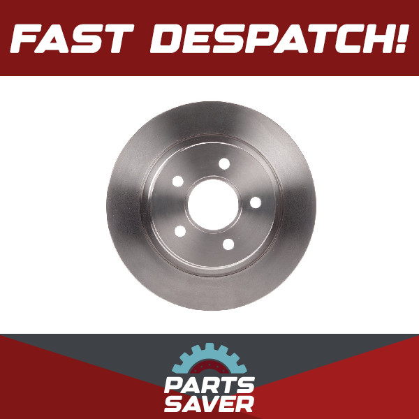 2x Brake Discs Pair Solid fits FORD TRANSIT CONNECT 1.8 Rear 02 to 10 277.8mm
