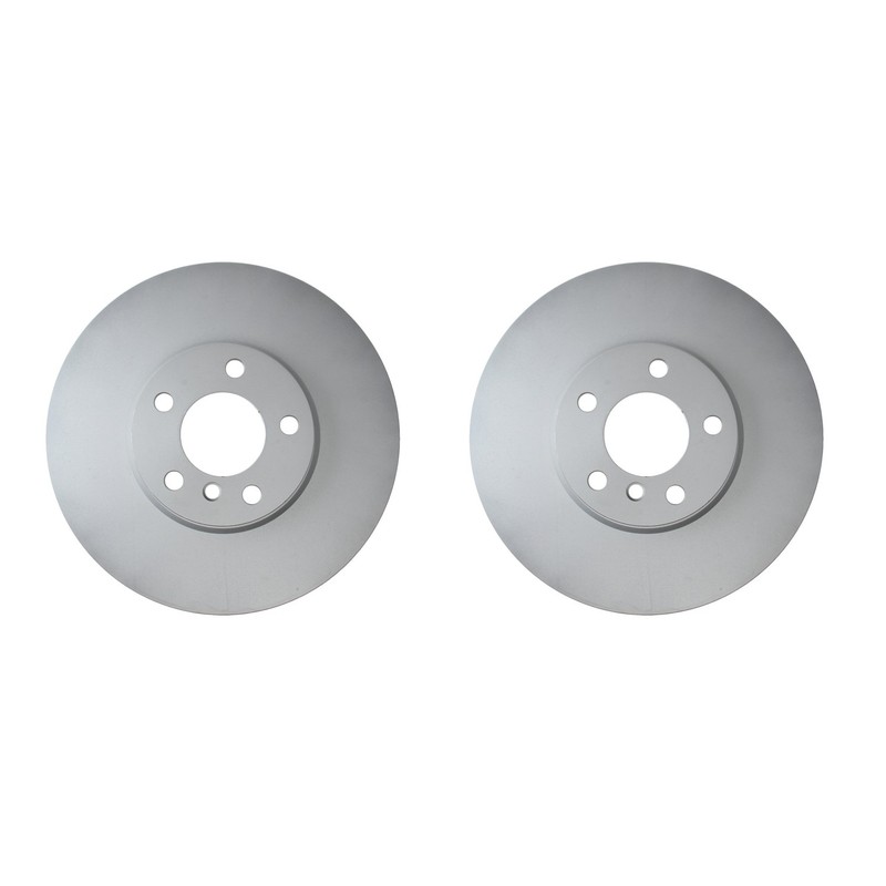 Hella Pair Set of Front 332mm Vented Disc Brake Rotors For BMW E70 X5 E71 X6