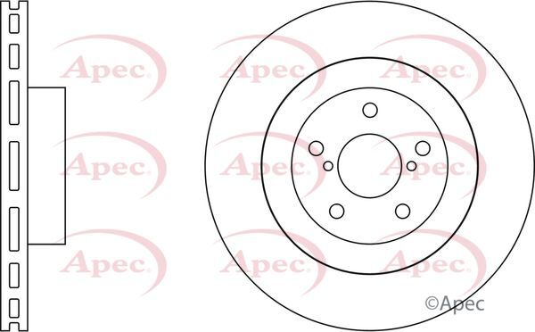 Brake Discs Pair Front FOR SUBARU OUTBACK I 3.0 00->09 CHOICE2/2 Petrol Apec gallery