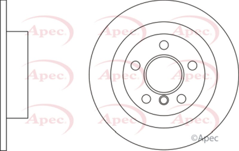 Fits BMW i3 2013- Mini Clubman 2014- Countryman 2016- 1x Brake Disc Rear Mity gallery