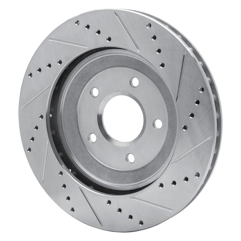 For Chevy Corvette 97-04 Brake Rotor eLINE Drilled & Slotted 1-Piece Front gallery