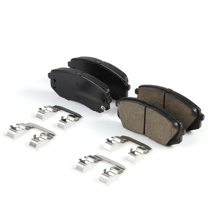 Front Brake Rotors + Disc Brake Pad Kit for 2010-2015 Tucson Sportage 11.81 inch gallery