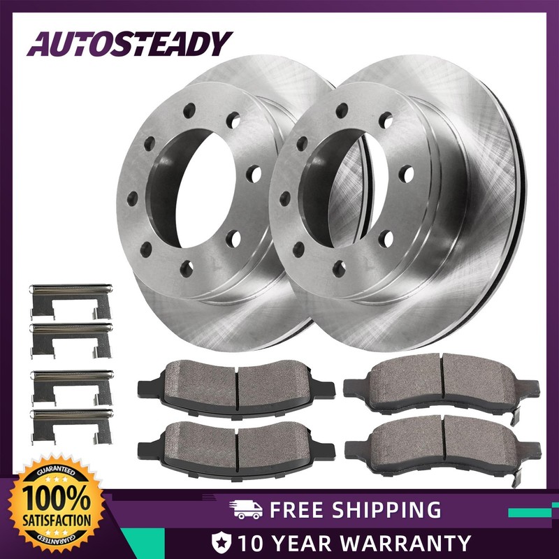 12.99″ Rear Disc Brake Rotor Pad Kit for 2001 – 2006 Chevrolet Silverado 1500 HD
