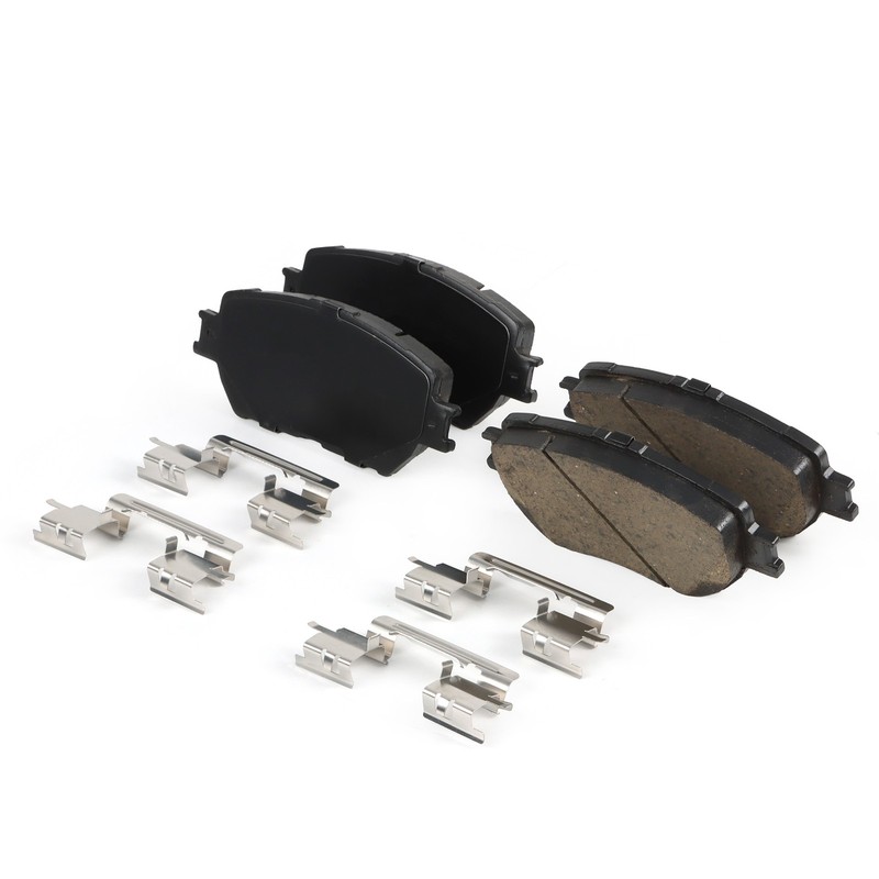 Front Brake Rotors & Ceramic Brake Pads w/Hardware for 2002-2006 Toyota Camry gallery