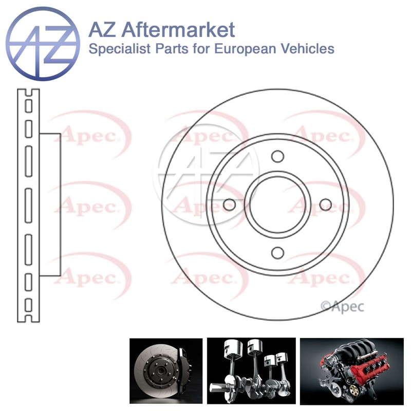 Fits Ford Mondeo 1993-2000 AZ Front Brake Disc 4056029