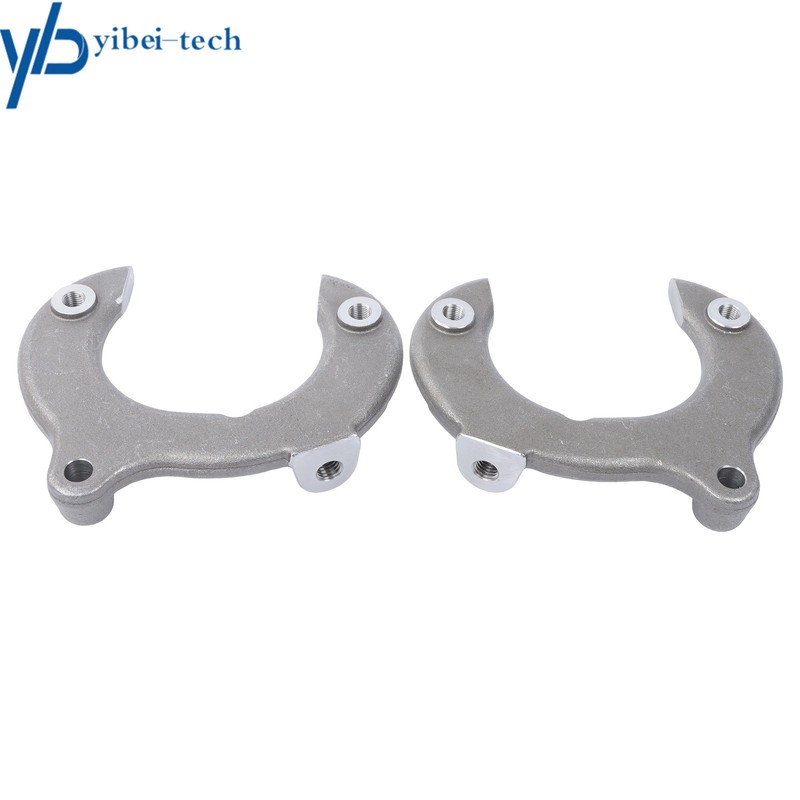 2 Forged Steel Caliper Brackets Mustang II Street Rod IFS Car Big Brake Gearhead gallery