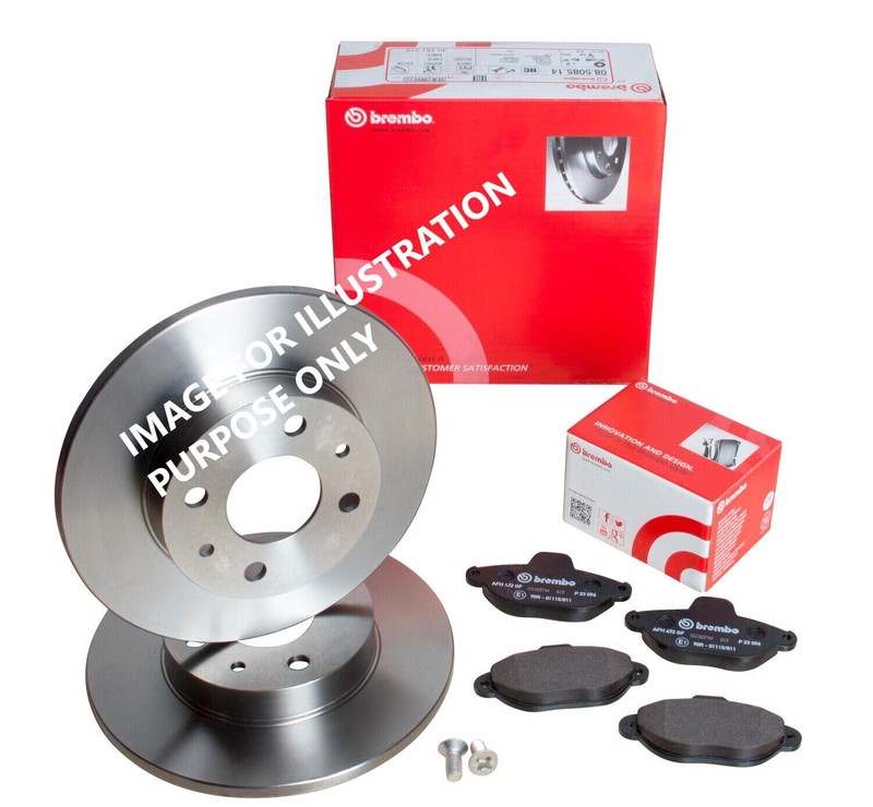FOR VAUXHALL Movano 2.3 150 X62 BREMBO REAR BRAKE DISCS 302MM&BRAKE PADS SET