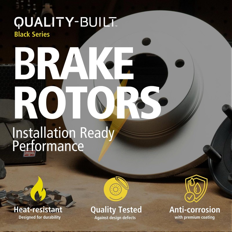 QUALITY-BUILT Front Brake Rotor, Black Series BR44635G, 09-14 Hyundai Genesis gallery