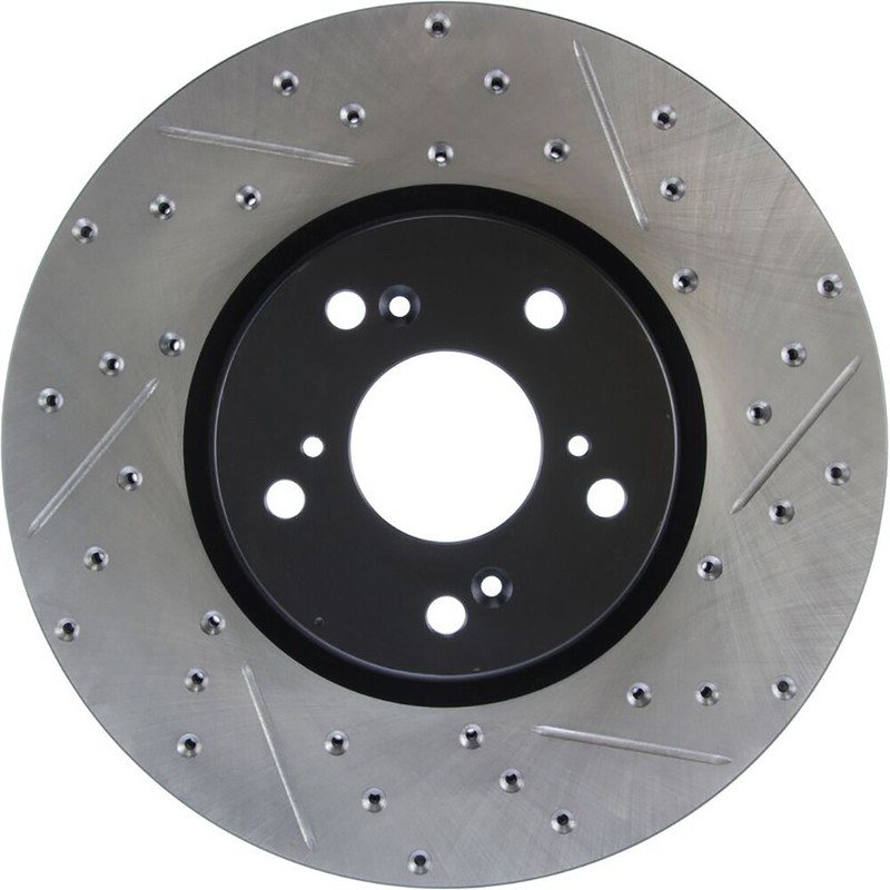 StopTech 127.40062L Front Left Drilled Slotted Disc Brake Rotor for 2004-2008 TL gallery