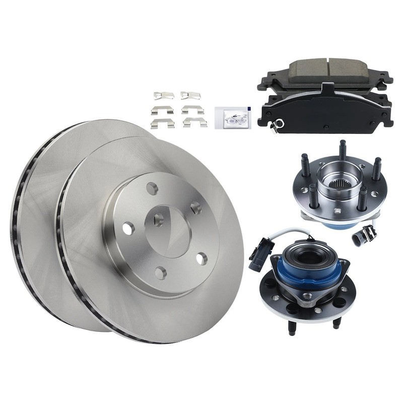 2-Wheel Set Brake Disc and Pad Kits Front for Chevy Olds Pontiac Grand Am Alero