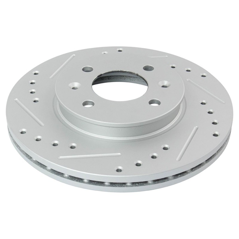 Front Rear Ceramic Brake Pad Performance Coated Rotor Kit w/Chemicals gallery