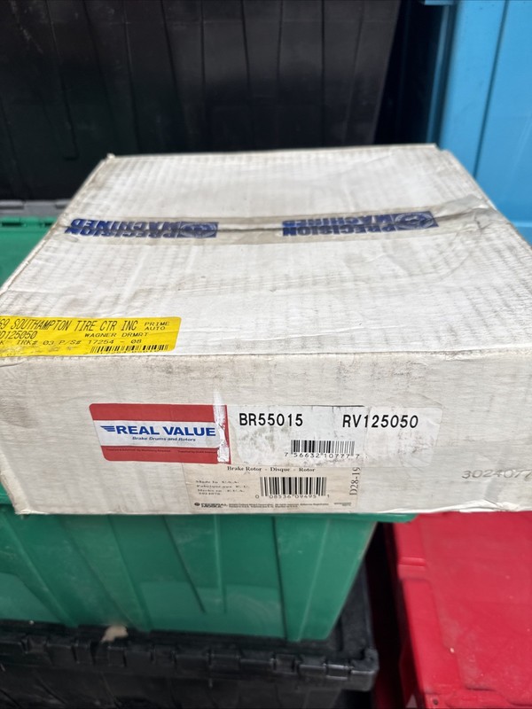 (1) Real Value Front Disc Brake Rotor for Astro, Safari (BR55015) MADE IN USA