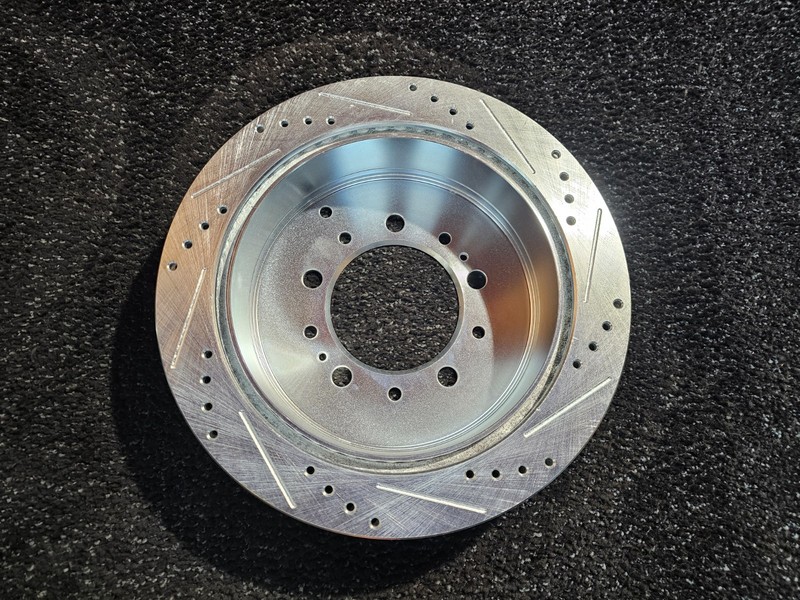 (QTY 2) Drilled & Slotted Disc Brake Rotor H102412108 BRS31483 16MM Min Thick. gallery