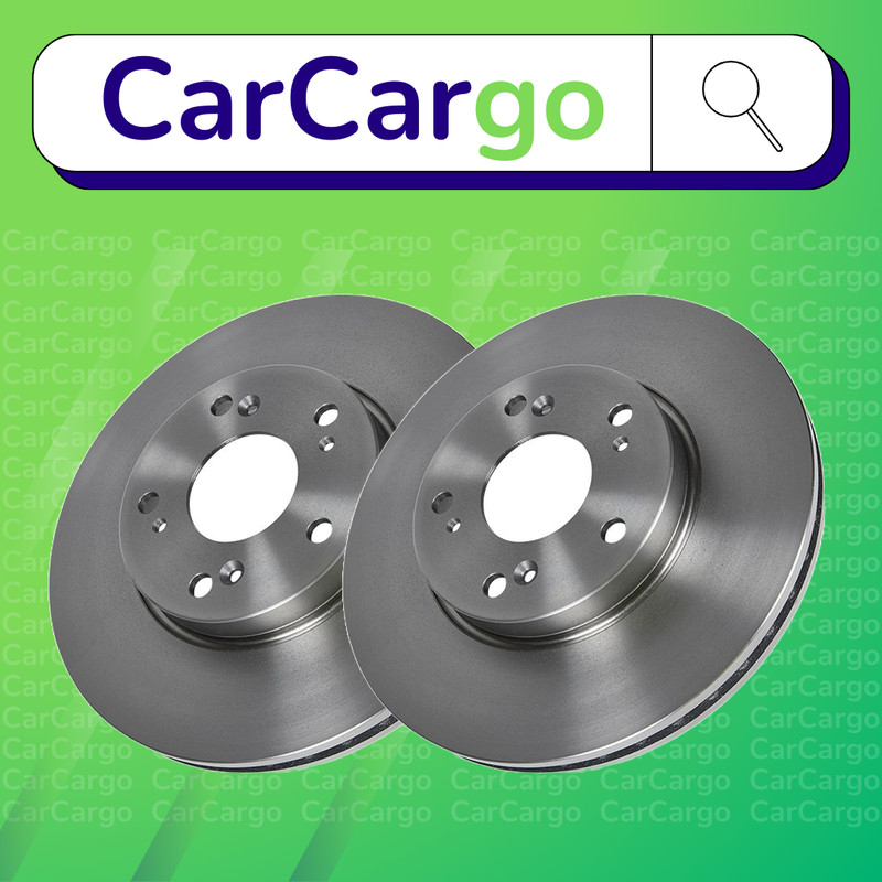 Premium Vented Front Brake Discs Honda Accord 2.2 i-CTDi 2004-2008 280 mm