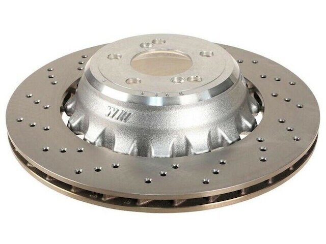 SHW Performance 17PC63B Rear Left Brake Rotor Fits 2015-2019 BMW X6 M 4.4L V8