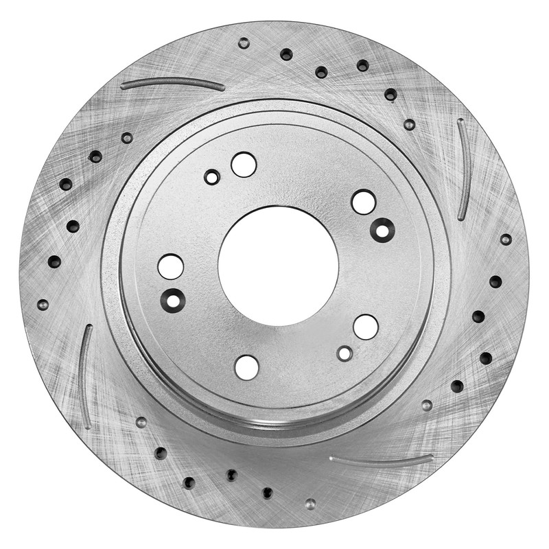 Rear Drilled Slotted Brake Rotors Calipers for 2008-2010 2011 2012 Honda Accord gallery