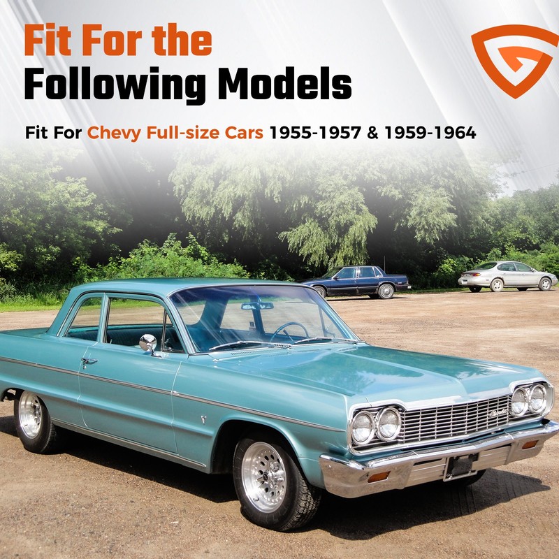 Disc Brake Kit For 1955-64 Chevy Full Size Impala Bel Air Car Deluxe, 5 x 4-3/4" gallery