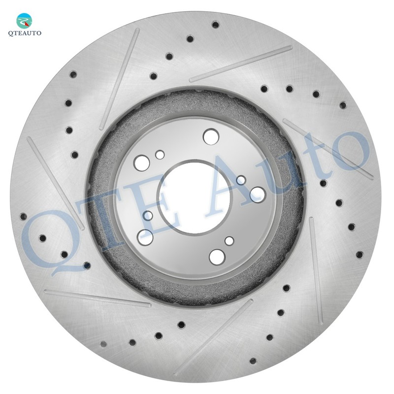 Front Drilled Slotted Disc Brake Rotors For 1999-2004 Honda Odyssey gallery