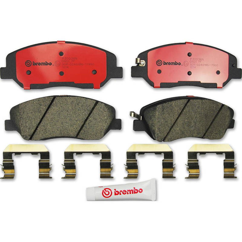 Brembo Front Brake Kit Ceramic Pads Brake Rotor for Hyundai Entourage Kia Sedona gallery