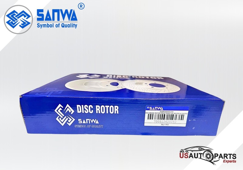 FRONT RH BRAKE ROTOR VENTED & GEOMET COATED D&S 350mm FOR PORSCHE 2003-2018 3.6L gallery