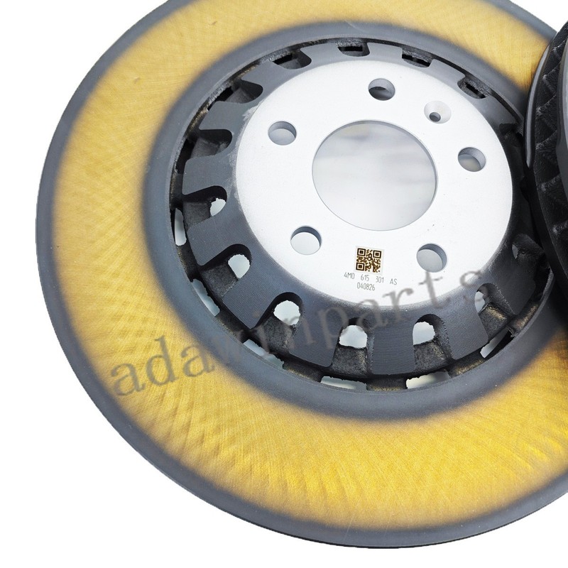 2Pcs Performance Front 375mm Vented Brake Disc Rotors For Audi A6 A8 Q Q7 Q8 gallery