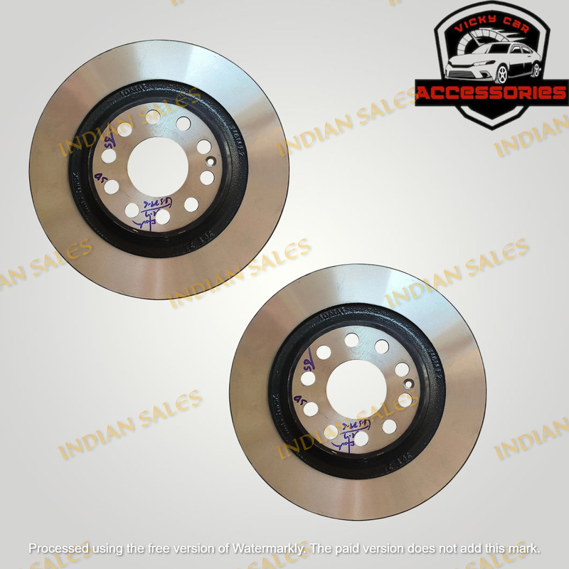 New Mahindra Genuine Rear Brake Disc Left & Right Set for XUV 700 2021-2026 OEM