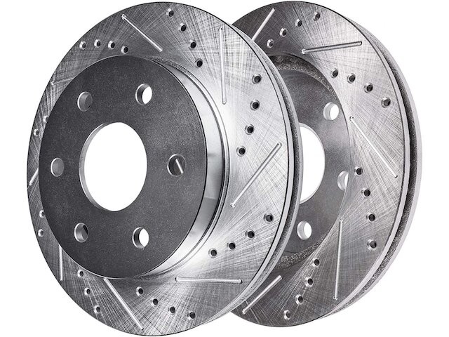 Detroit Axle 39QQ64R Front Brake Rotor Set Fits 2021-2022 Chevy Colorado