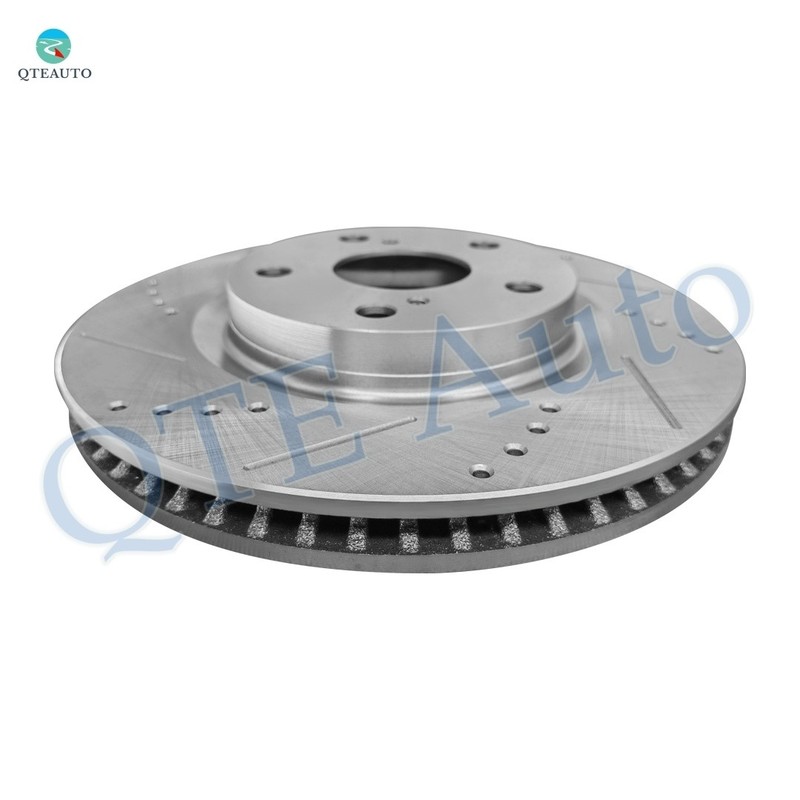 Front 296mm Drilled Slotted Brake Disc Rotors 296mm For 2012-2018 Toyota Avalon gallery