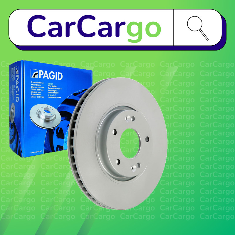 Pagid Vented Front Brake Discs Pair For Hyundai i30 1.4 CRDi 2011-2017 300 mm